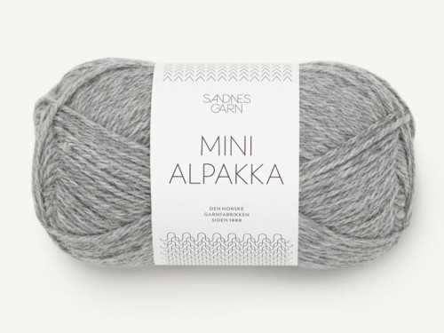 Włóczka Sandnes Garn Mini Alpakka szary melanż 1042