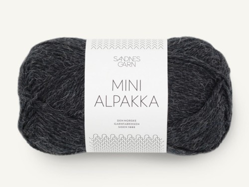 Włóczka Sandnes Garn Mini Alpakka grafit 1088