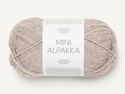 Włóczka Sandnes Garn Mini Alpakka beżowy melanż 2650