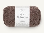 Włóczka Sandnes Garn Mini Alpakka brązowy melanż 2652