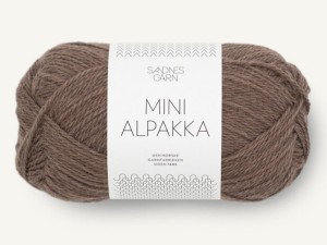 Włóczka Sandnes Garn Mini Alpakka brązowy żołądź 3161