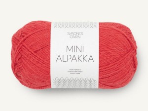 Włóczka Sandnes Garn Mini Alpakka czerwony mak 4008