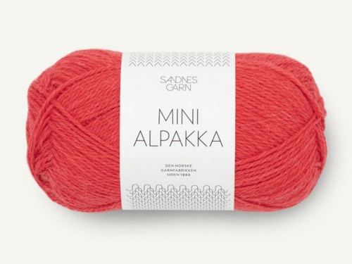 Włóczka Sandnes Garn Mini Alpakka czerwony mak 4008