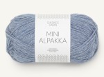 Włóczka Sandnes Garn Mini Alpakka jasny niebieski melanż  6221