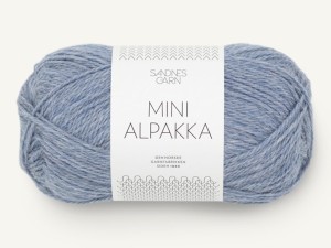 Włóczka Sandnes Garn Mini Alpakka jasny niebieski melanż  6221