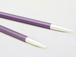Druty metalowe długie do łączenia z żyłką ZING KnitPro 3.75 mm