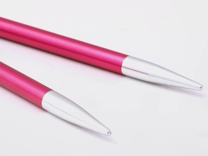 Druty metalowe długie do łączenia z żyłką ZING KnitPro 5.00 mm