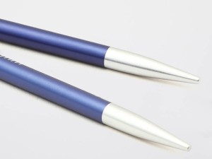 Druty metalowe długie do łączenia z żyłką ZING KnitPro 4.50 mm