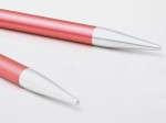 Druty metalowe długie do łączenia z żyłką ZING KnitPro 6.50 mm