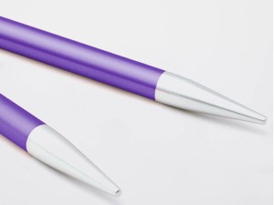Druty metalowe długie do łączenia z żyłką ZING KnitPro 7.00 mm