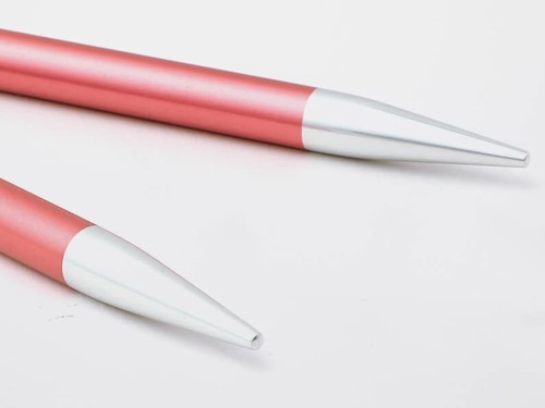 Druty metalowe krótkie do łączenia z żyłką ZING KnitPro 6.50 mm