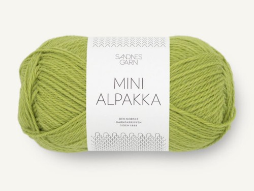 Włóczka Sandnes Garn Mini Alpakka słoneczna limonka 9825