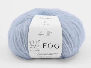 Włóczka Gabo Wool Fog lodowy błękit 6443