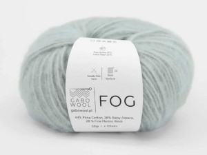 Włóczka Gabo Wool Fog  pastelowa szałwia 6918