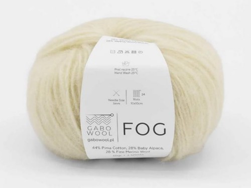 Włóczka Gabo Wool Fog  vanilia 6105