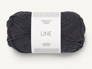 Włóczka Sandnes Garn  Line antracyt 6080