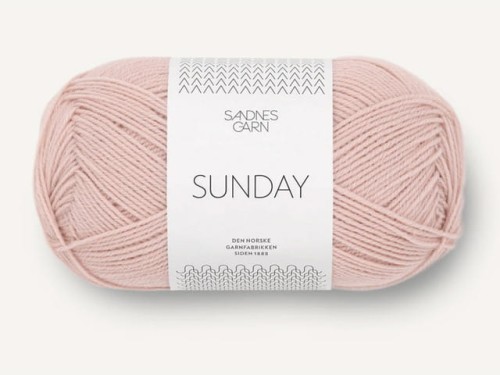 Włóczka Sandnes Garn Sunday różowy pudrowy 3511
