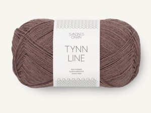 Włóczka Sandnes Garn Tynn  Line brązowy żołądź 3161