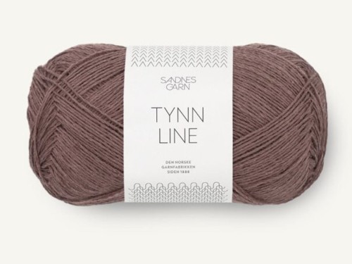 Włóczka Sandnes Garn Tynn  Line brązowy żołądź 3161