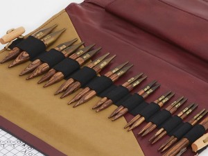 Zestaw drutów krótkich drewnianych Ginger Deluxe 31282