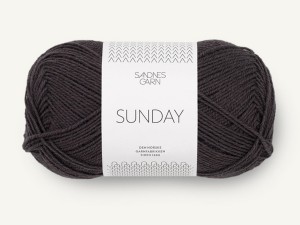 Włóczka Sandnes Garn Sunday antracyt 3800