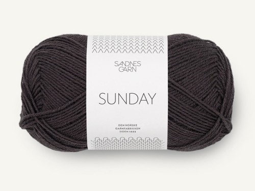 Włóczka Sandnes Garn Sunday antracyt 3800