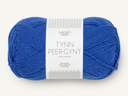 Włóczka Sandnes Garn Tynn Peer Gynt niebieski neon 5845