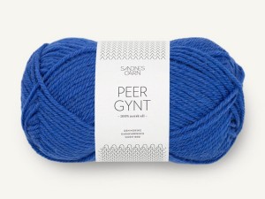 Włóczka Sandnes Garn Peer Gynt niebieski neon 5845