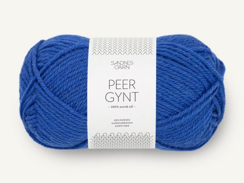 Włóczka Sandnes Garn Peer Gynt niebieski neon 5845
