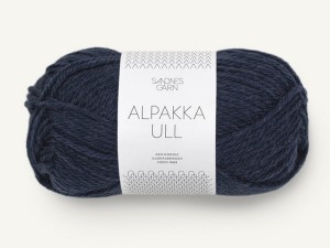 Włóczka Sandnes Garn Alpakka Ull niebieska północ 6081
