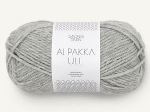 Włóczka Sandnes Garn Alpakka Ull jasny szary melanż 1042