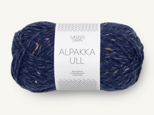 Włóczka Sandnes Garn Alpakka Ull granatowy tweed 5585