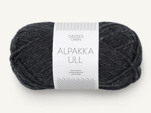 Włóczka Sandnes Garn Alpakka Ull grafit 1088