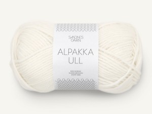 Włóczka Sandnes Garn Alpakka Ull biały 1002