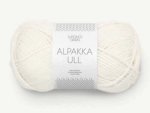 Włóczka Sandnes Garn Alpakka Ull biały 1002