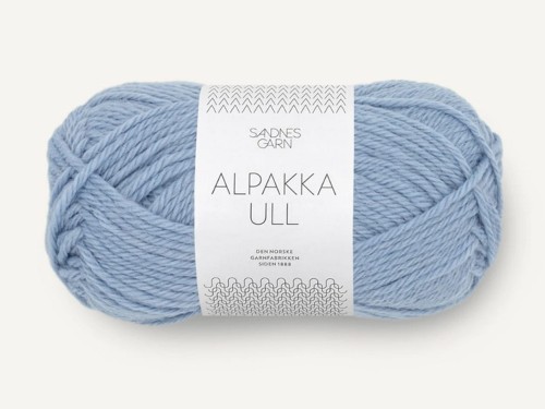 Włóczka Sandnes Garn Alpakka Ull niebieska hortensja 6032