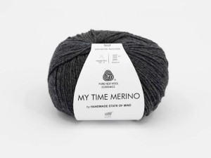 Włóczka Gabo Wool My Time Merino grafitowa stal 9403