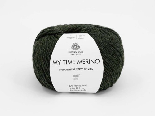 Włóczka Gabo Wool My Time Merino zielony mech 9738