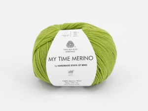 Włóczka Gabo Wool My Time Merino limonkowy blask 9724