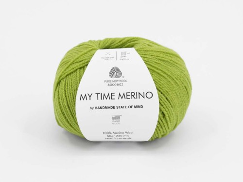 Włóczka Gabo Wool My Time Merino limonkowy blask 9724