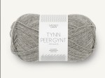 Włóczka Sandnes Garn Tynn Peer Gynt jasny szary melanż 1042