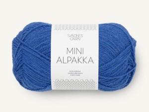 Włóczka Sandnes Garn Mini Alpakka niebieski neon 5845