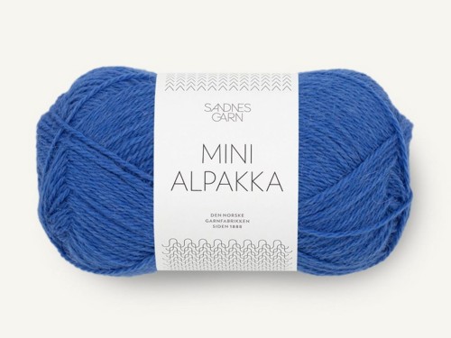 Włóczka Sandnes Garn Mini Alpakka niebieski neon 5845