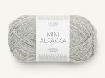Włóczka Sandnes Garn Mini Alpakka jasny szary melanż 1032