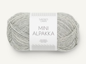 Włóczka Sandnes Garn Mini Alpakka jasny szary melanż 1032