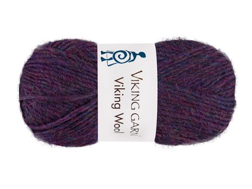 Włóczka Viking Garn viking wool bakłażan 569