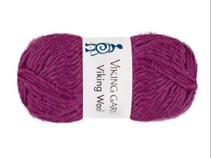 Włóczka Viking Garn viking wool ciemny róż 566