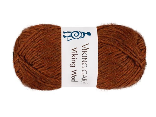 Włóczka Viking Garn viking wool rdza 553