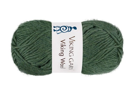 Włóczka Viking Garn viking wool zielony leśny 534