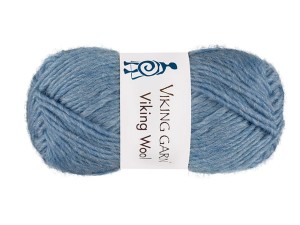 Włóczka Viking Garn viking wool niebieski melanż 524